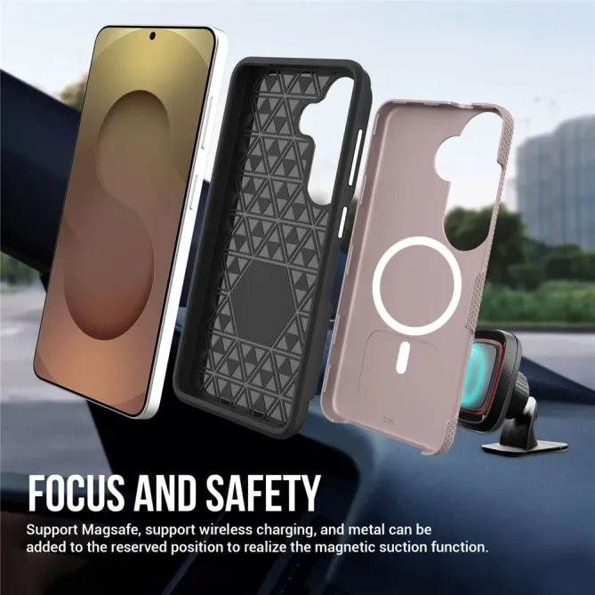 Coque Samsung Galaxy S26 Magnétique Antichoc Texture-Grip