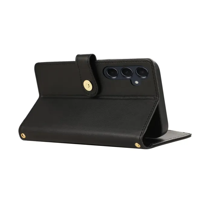 Housse Samsung Galaxy S26 Portefeuille Losanges Zippée avec Dragonne