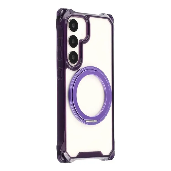 Coque Samsung Galaxy S26 Magnétique Bumper avec Cordon et Anneau