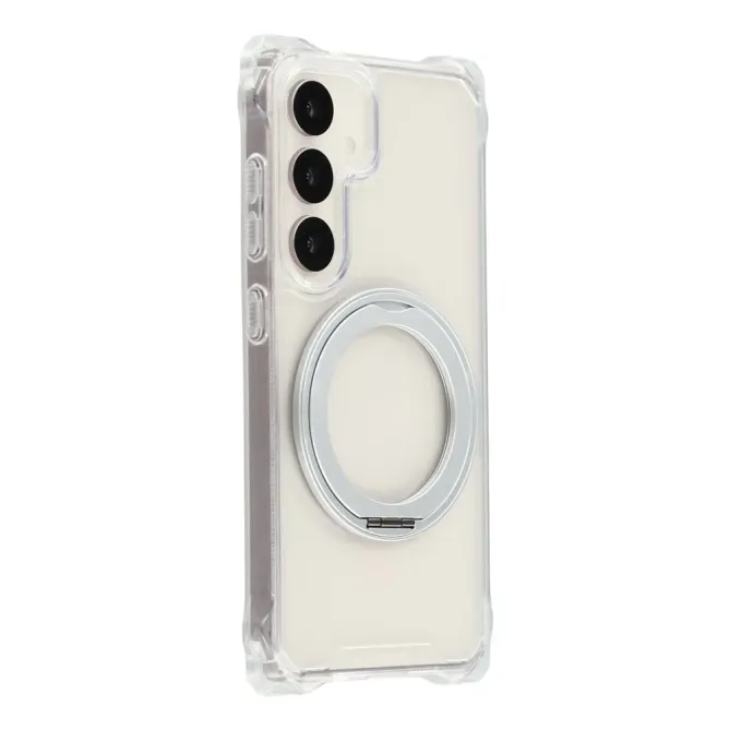 Coque Samsung Galaxy S26 Magnétique Bumper avec Cordon et Anneau