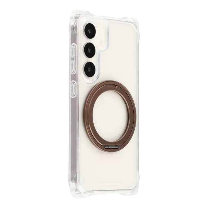 Coque Samsung Galaxy S26 Magnétique Bumper avec Cordon et Anneau