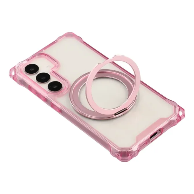 Coque Samsung Galaxy S26 Magnétique Bumper avec Cordon et Anneau