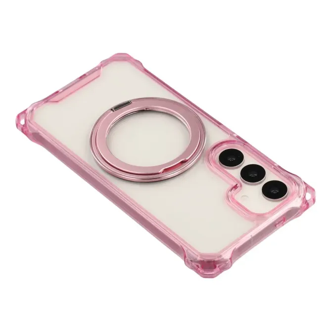 Coque Samsung Galaxy S26 Magnétique Bumper avec Cordon et Anneau