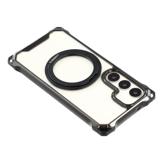 Coque Samsung Galaxy S26 Magnétique Bumper avec Cordon et Anneau