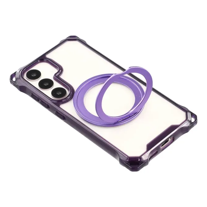 Coque Samsung Galaxy S26 Magnétique Bumper avec Cordon et Anneau