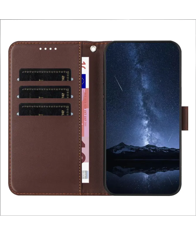 Housse Samsung Galaxy S26 Effet Cuir avec Surpiqûres | CLASSIC