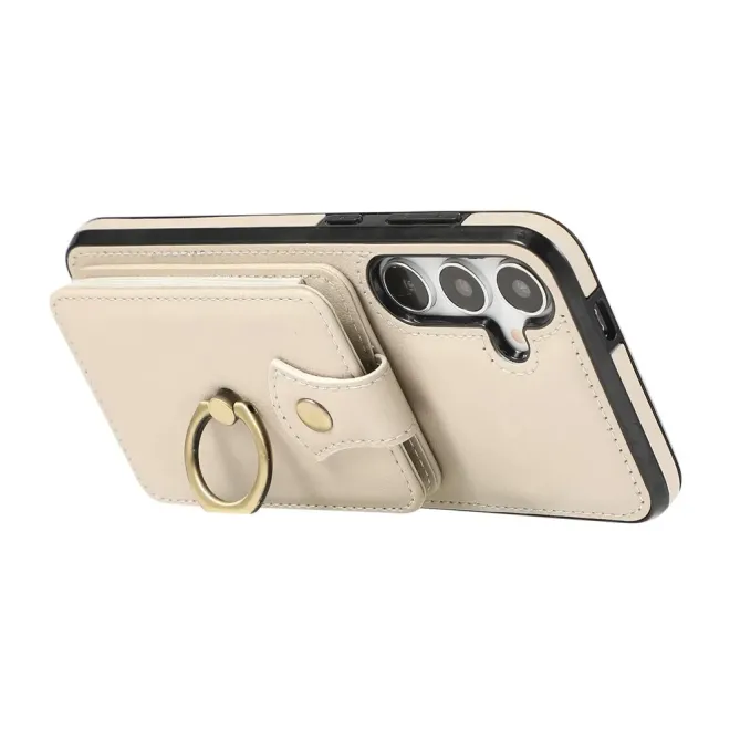 Coque Samsung Galaxy S26 Porte-carte Accordéon avec Anneau