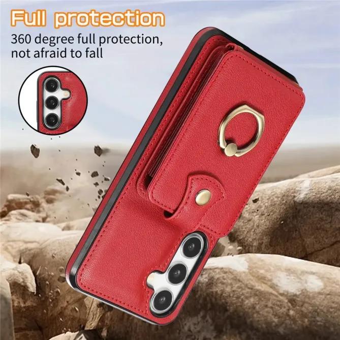 Coque Samsung Galaxy S26 Porte-carte Accordéon avec Anneau