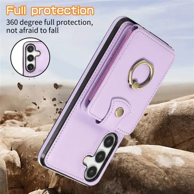 Coque Samsung Galaxy S26 Porte-carte Accordéon avec Anneau