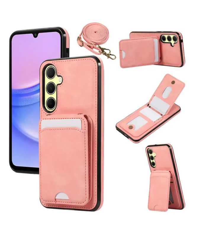 Coque Samsung Galaxy S26 Portefeuille et Bandoulière