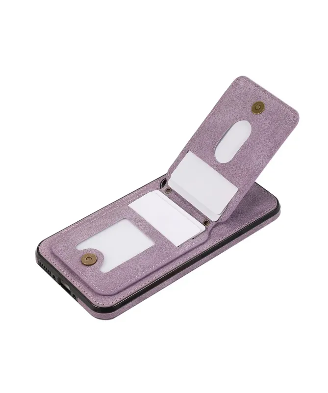 Coque Samsung Galaxy S26 Portefeuille et Bandoulière