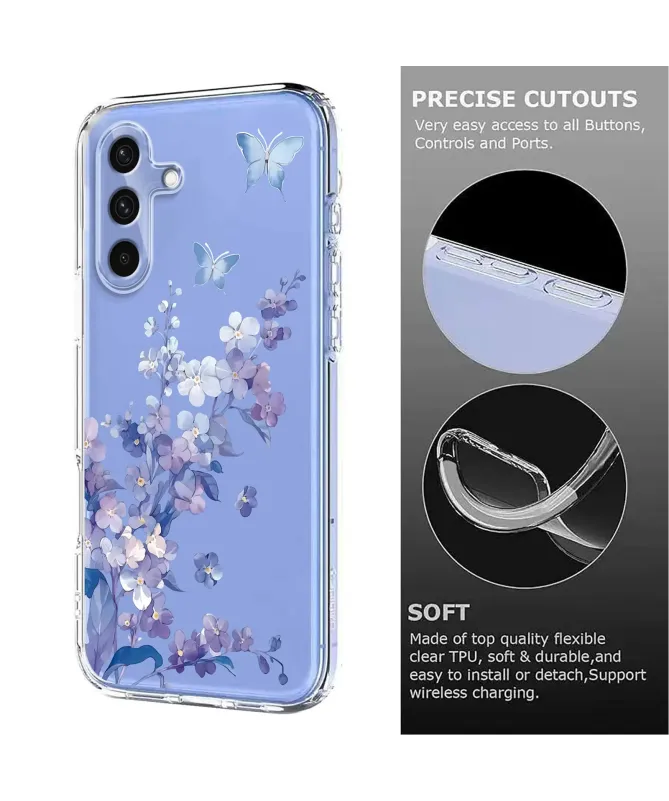 Coque Samsung Galaxy S26 Fleurs et Papillons