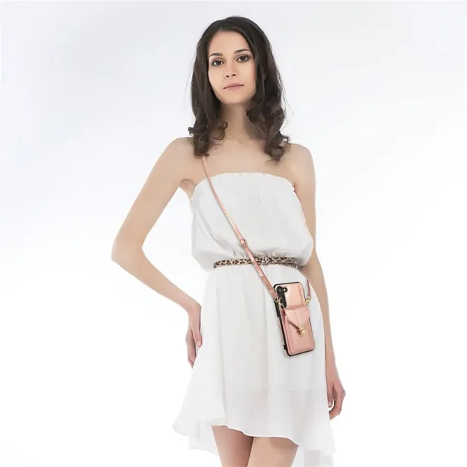 Coque Samsung Galaxy S26 avec Porte-carte à Boucle et Bandoulière | B