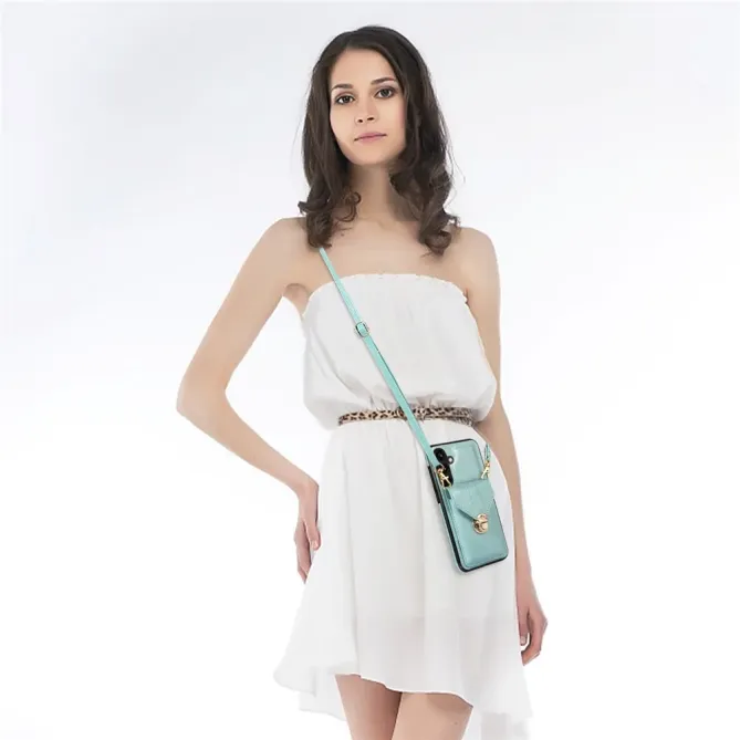 Coque Samsung Galaxy S26 avec Porte-carte à Boucle et Bandoulière | B