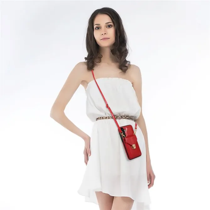 Coque Samsung Galaxy S26 avec Porte-carte à Boucle et Bandoulière | B