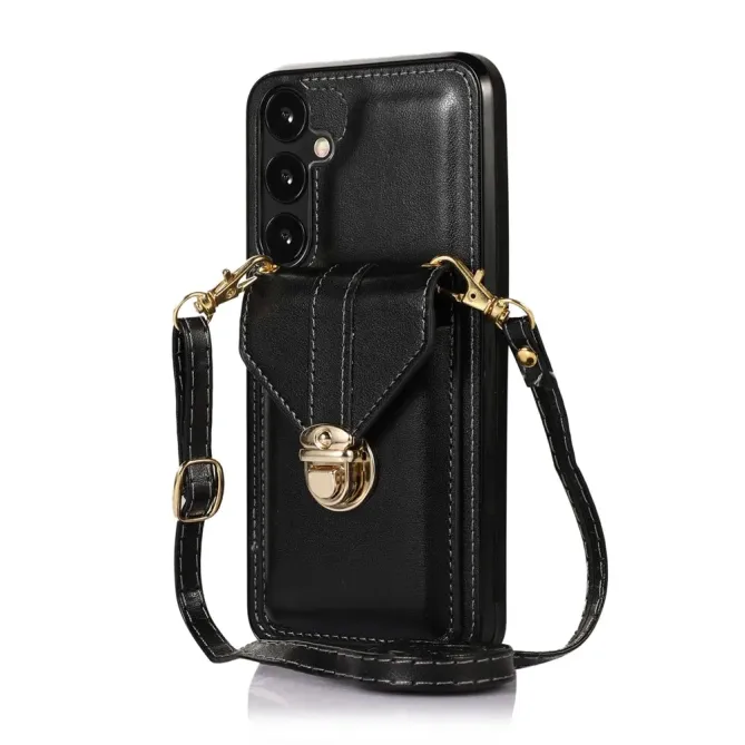 Coque Samsung Galaxy S26 avec Porte-carte à Boucle et Bandoulière | B