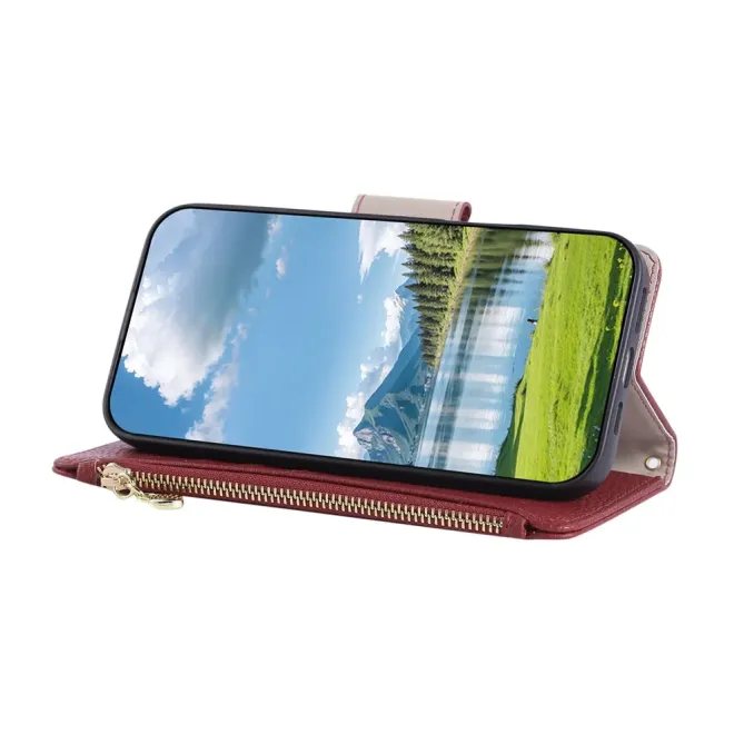 Housse Samsung Galaxy S26 Portefeuille Zippé | Léonie