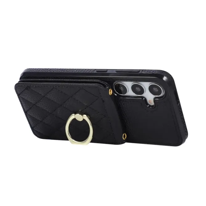 Coque Samsung Galaxy S26 Porte-carte Vertical avec Anneau et Bandouli