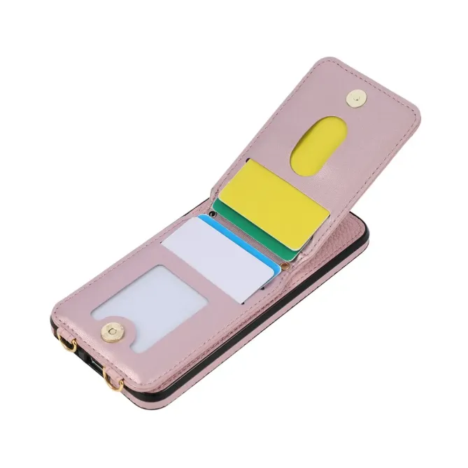 Coque Samsung Galaxy S26 Porte-carte Vertical avec Anneau et Bandouli