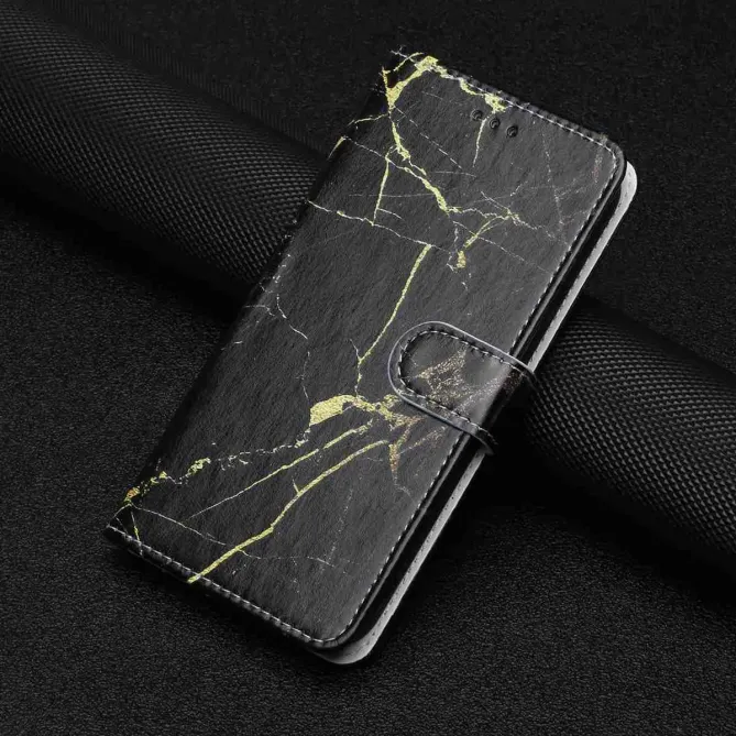 Étui Samsung Galaxy S26 Marbre Noir et Or