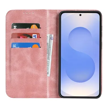 Flip Cover Samsung Galaxy S26 Imitation Cuir Rétro