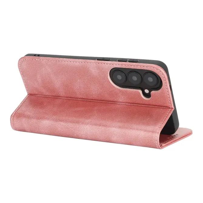 Flip Cover Samsung Galaxy S26 Imitation Cuir Rétro