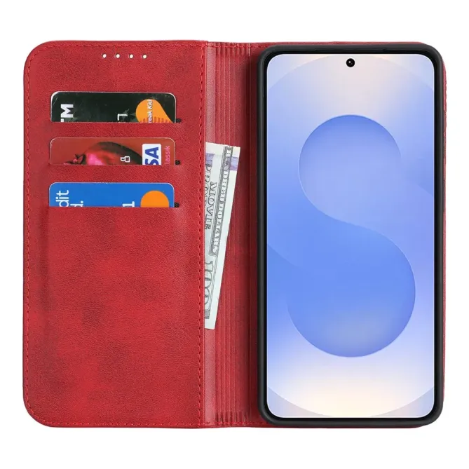 Flip Cover Samsung Galaxy S26 Imitation Cuir Rétro