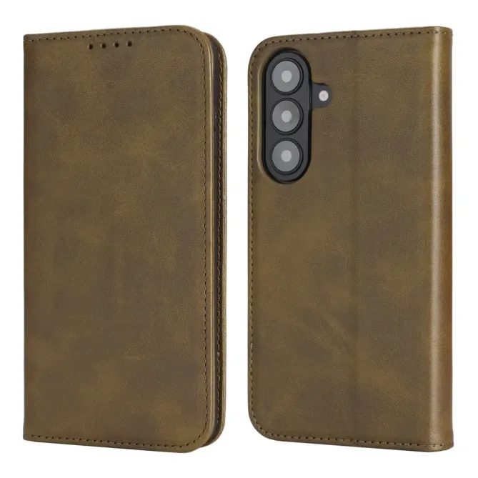 Flip Cover Samsung Galaxy S26 Imitation Cuir Rétro