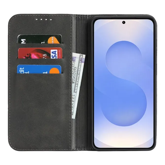 Flip Cover Samsung Galaxy S26 Imitation Cuir Rétro