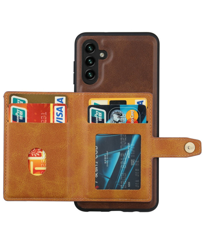 Coque Samsung Galaxy S26 effet cuir portefeuille