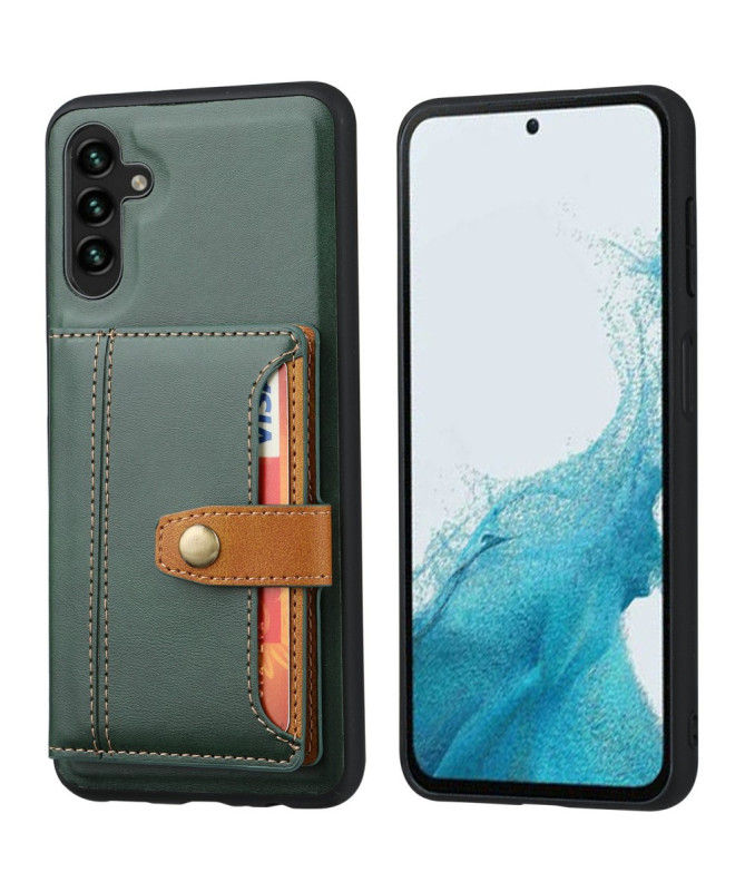 Coque Samsung Galaxy S26 effet cuir portefeuille