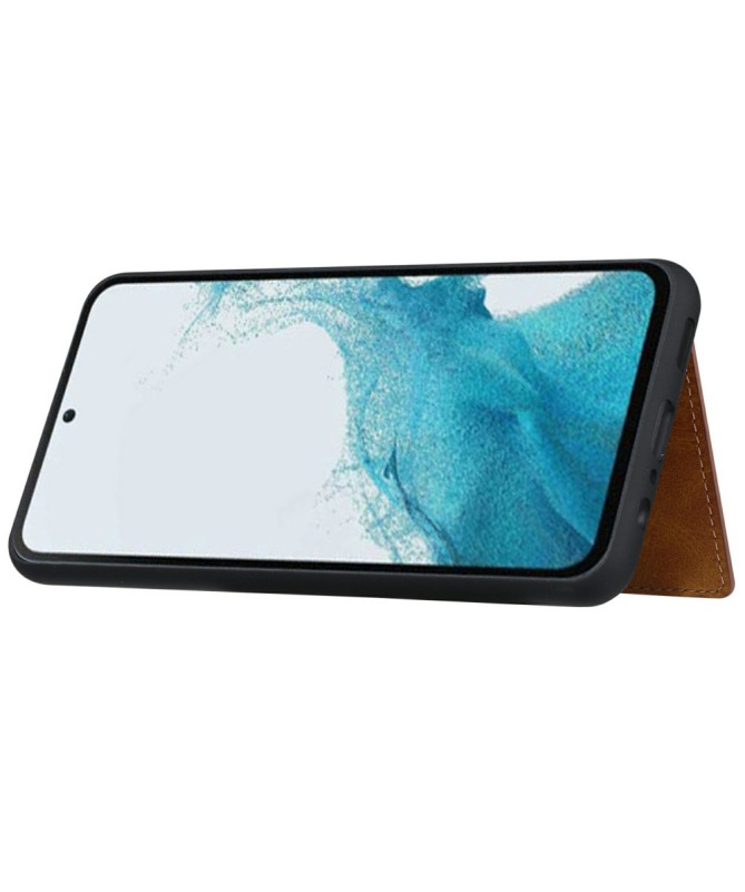 Coque Samsung Galaxy S26 effet cuir portefeuille