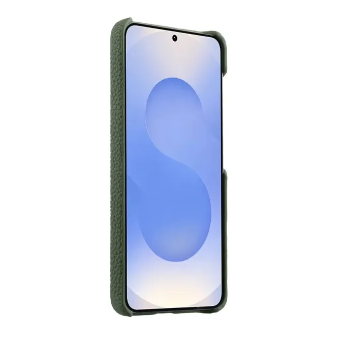 Coque Samsung Galaxy S26 MELKCO Cuir Véritable Magnétique
