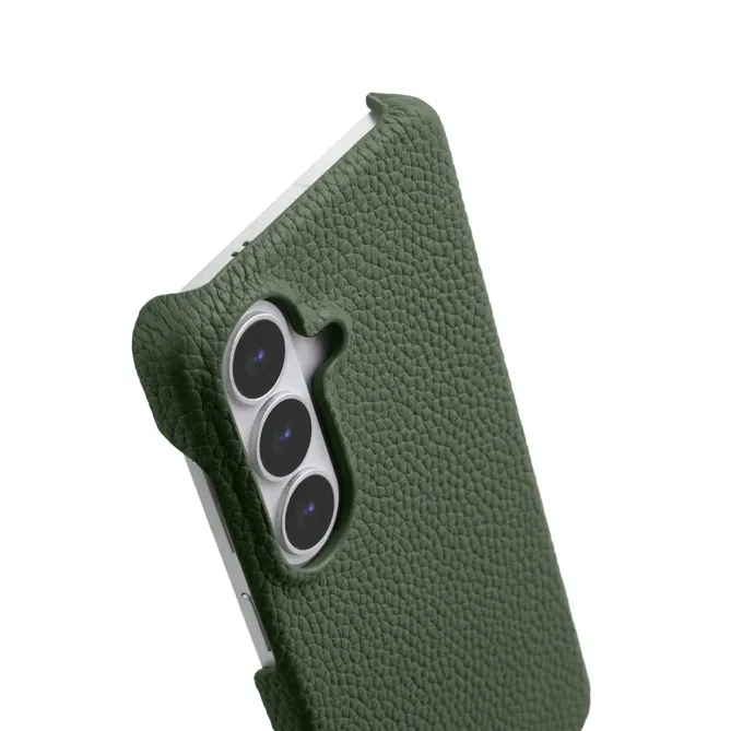 Coque Samsung Galaxy S26 MELKCO Cuir Véritable Magnétique