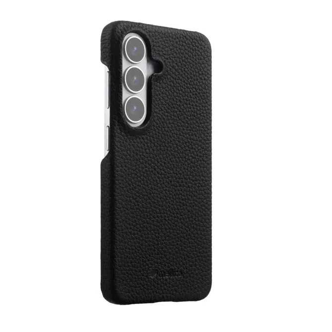 Coque Samsung Galaxy S26 MELKCO Cuir Véritable Magnétique