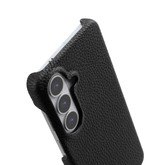 Coque Samsung Galaxy S26 MELKCO Cuir Véritable Magnétique