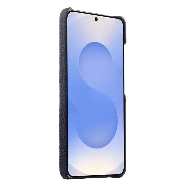 Coque Samsung Galaxy S26 MELKCO Cuir Véritable Magnétique