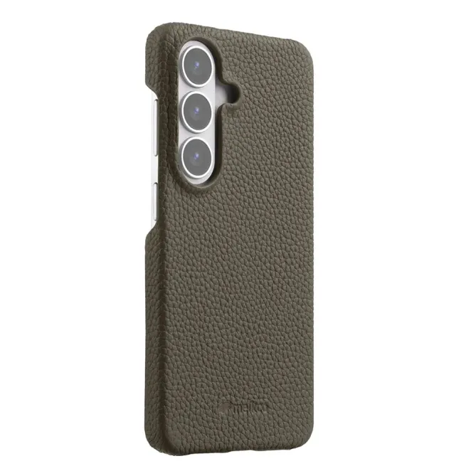 Coque Samsung Galaxy S26 MELKCO Cuir Véritable Magnétique