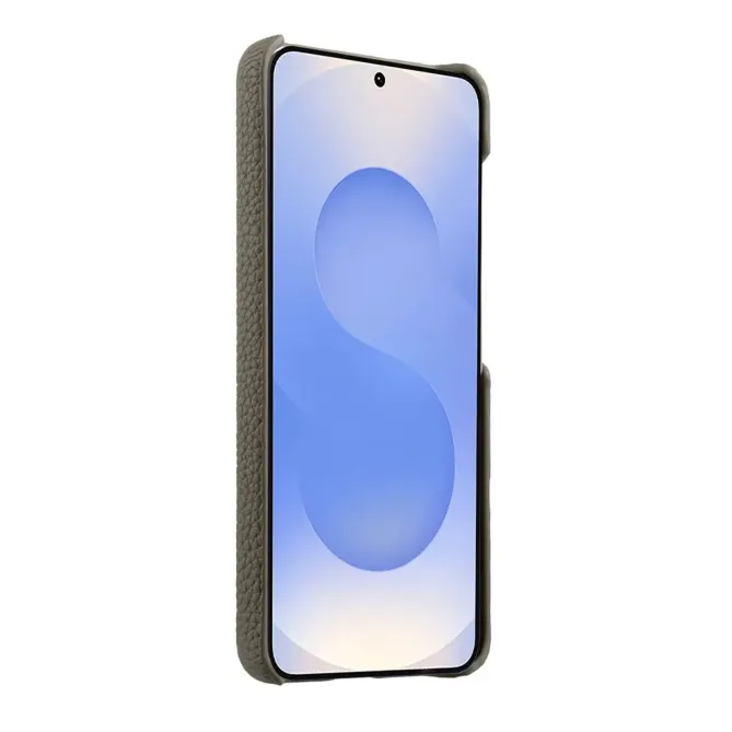 Coque Samsung Galaxy S26 MELKCO Cuir Véritable Magnétique