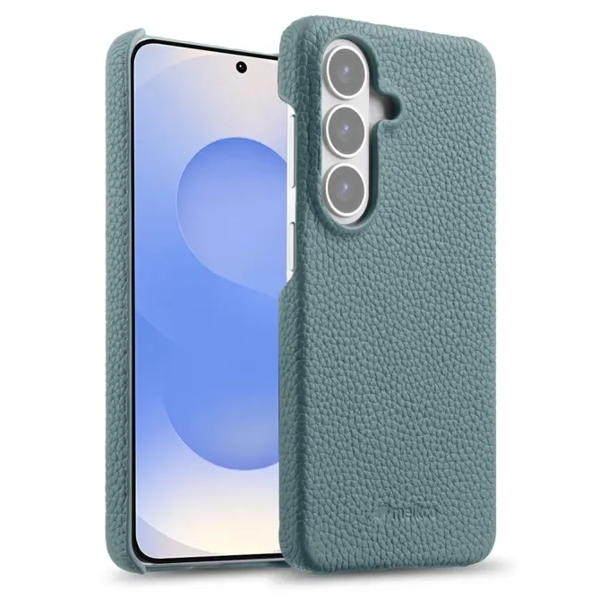 Coque Samsung Galaxy S26 MELKCO Cuir Véritable Magnétique