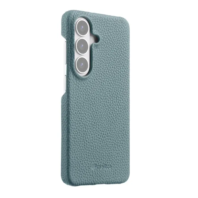 Coque Samsung Galaxy S26 MELKCO Cuir Véritable Magnétique