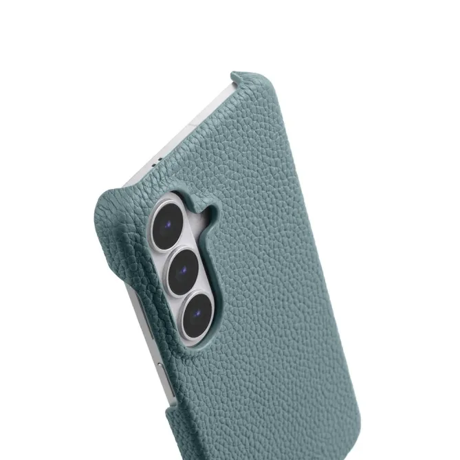 Coque Samsung Galaxy S26 MELKCO Cuir Véritable Magnétique