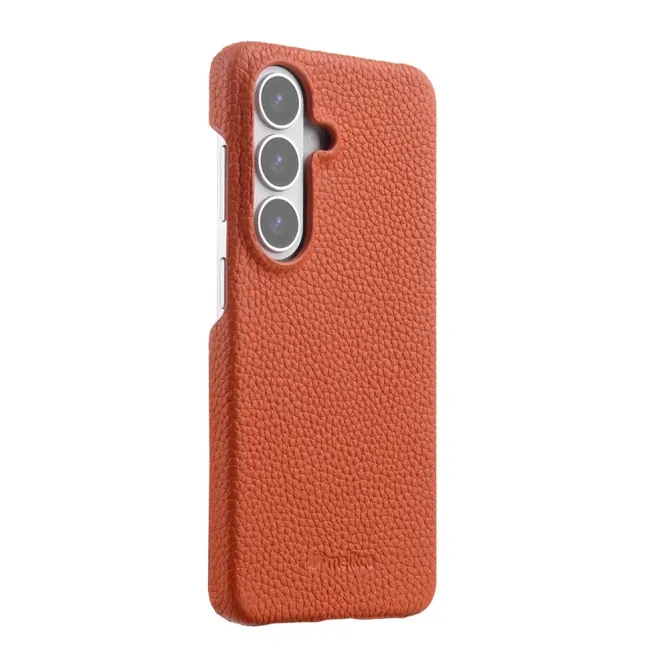 Coque Samsung Galaxy S26 MELKCO Cuir Véritable Magnétique