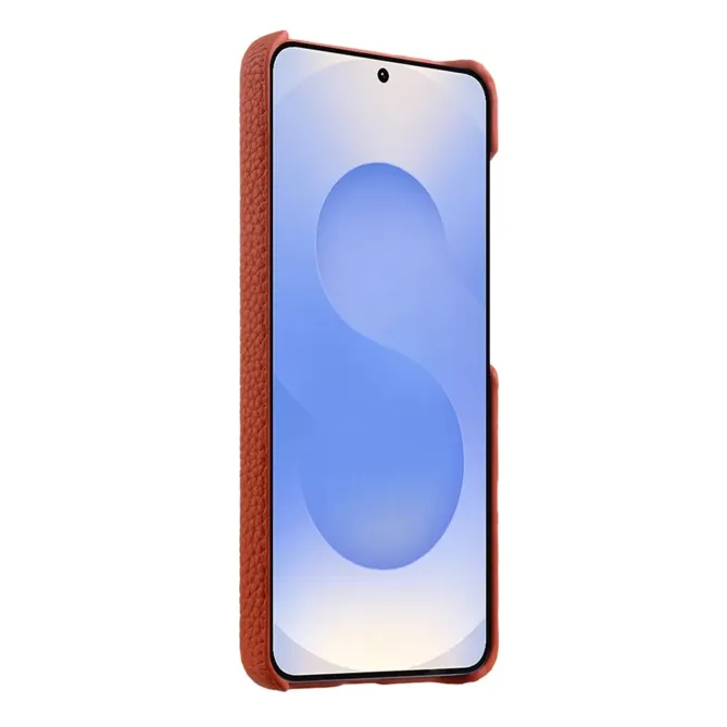 Coque Samsung Galaxy S26 MELKCO Cuir Véritable Magnétique