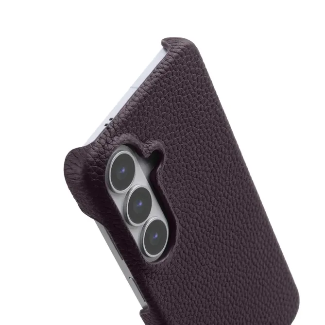Coque Samsung Galaxy S26 MELKCO Cuir Véritable Magnétique