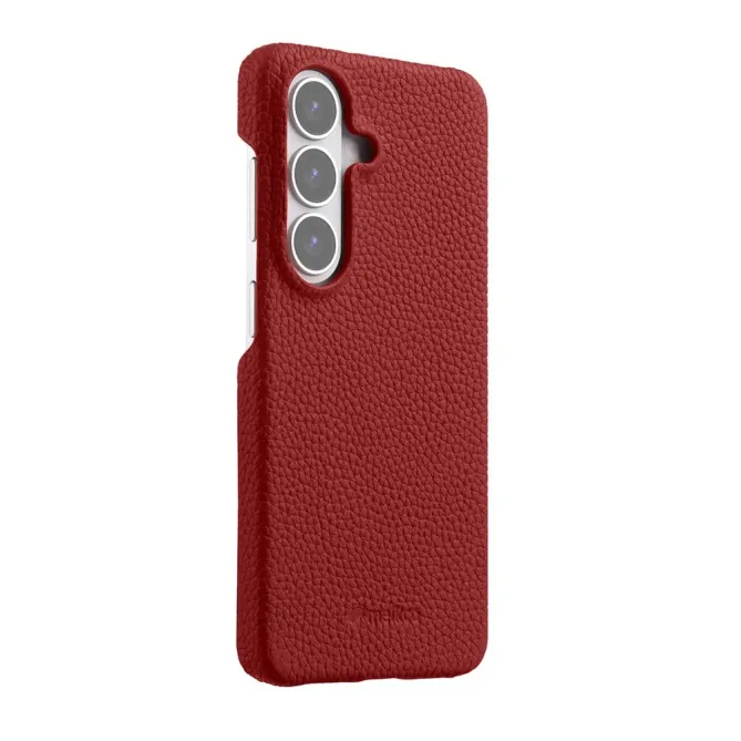 Coque Samsung Galaxy S26 MELKCO Cuir Véritable Magnétique