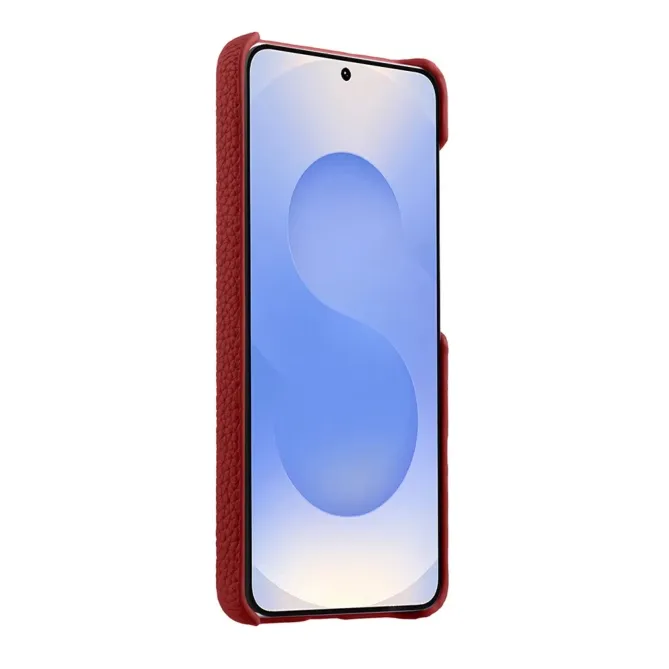 Coque Samsung Galaxy S26 MELKCO Cuir Véritable Magnétique