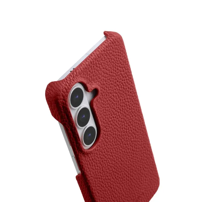 Coque Samsung Galaxy S26 MELKCO Cuir Véritable Magnétique