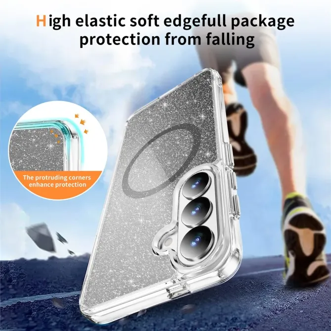 Coque Samsung Galaxy S26 Paillettes Magnétique | Crystal Mag