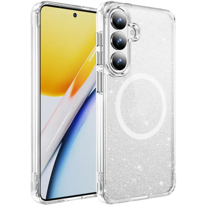 Coque Samsung Galaxy S26 Paillettes Magnétique | Crystal Mag